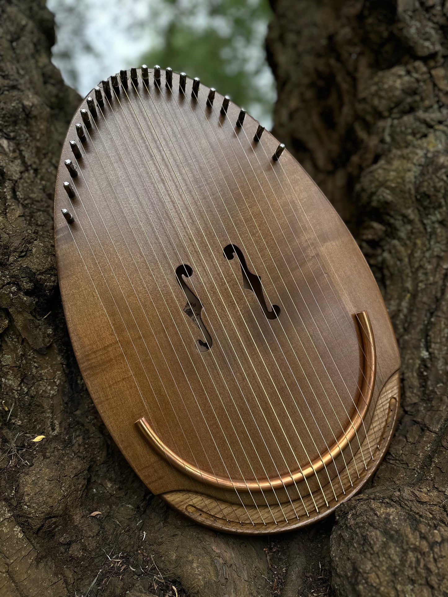 Reverie Harp, Wood Musical Instrument, Therapy Harp, Handmade Harp, Gift for him, Gift for her, 22 string, Lyre, Ethnic Lyre, Exclusive Harp
