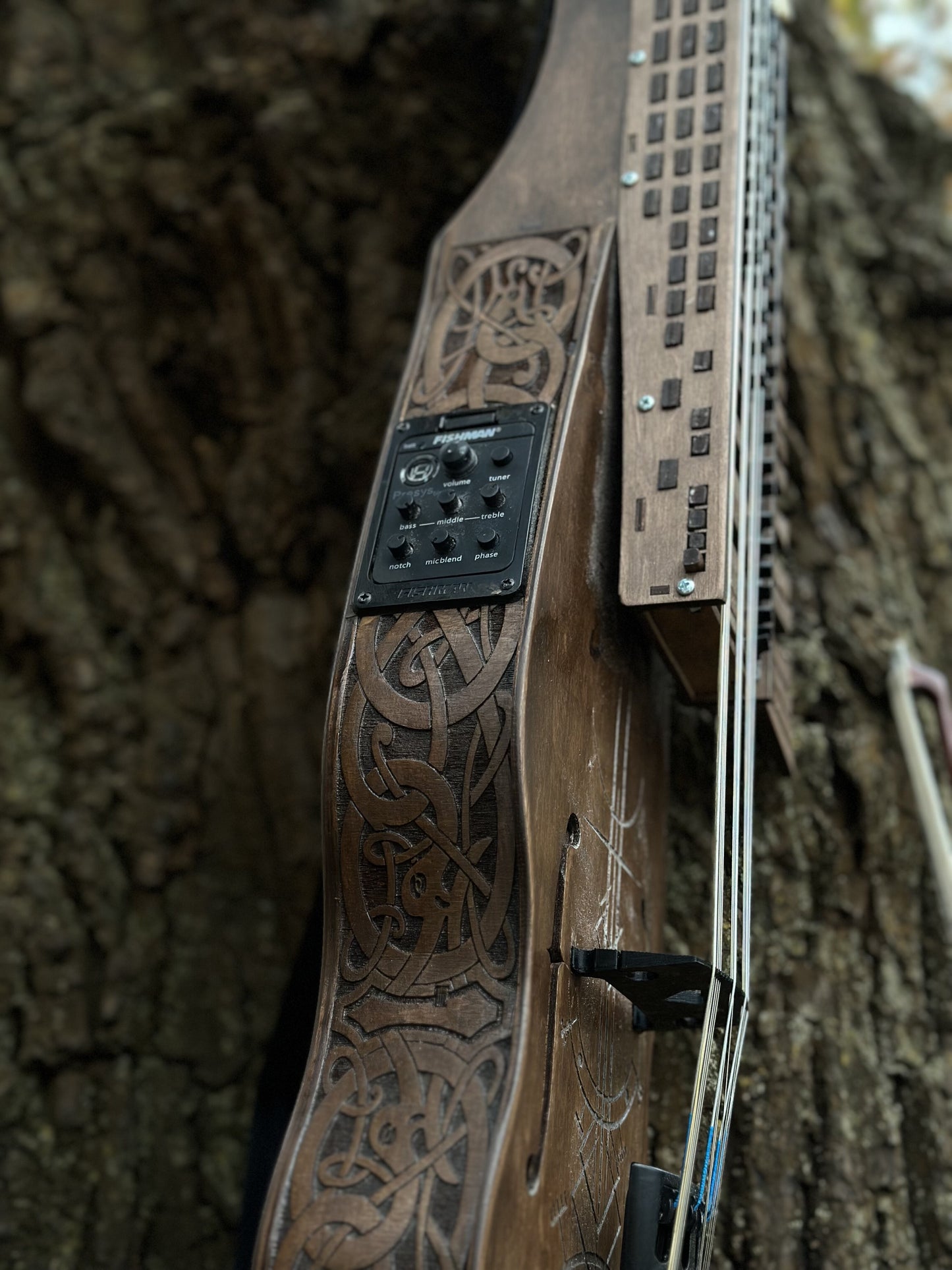 Nyckelharpa, Sweden Violin bowed, Keyed Fiddle, Moraharpa, Viola, Esseharpe, Handmade Electric-Acoustic Nyckelharpa
