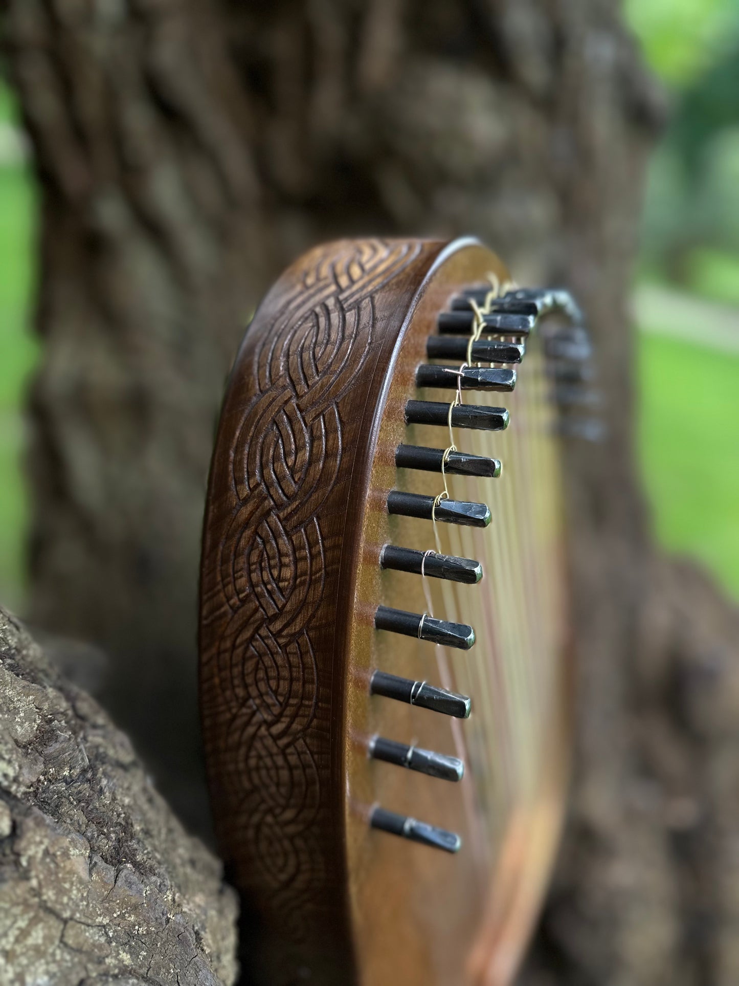 Reverie Harp, Wood Musical Instrument, Therapy Harp, Handmade Harp, Gift for him, Gift for her, 22 string, Lyre, Ethnic Lyre, Exclusive Harp
