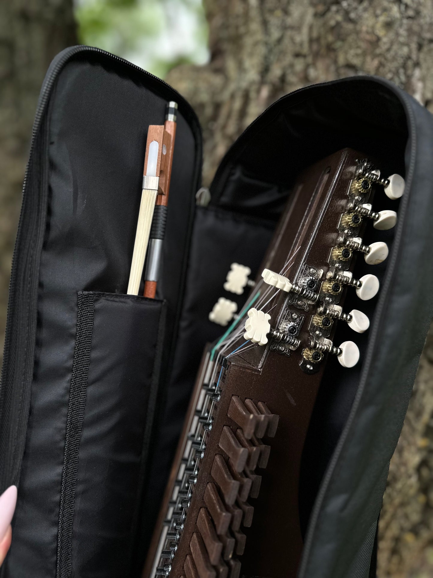 Nyckelharpa Case, Handmade Soft Case, Nickelharpa Bag, Nyckelharpa cover, Harpa Case, Nyckelharpa Soft Case, Handmade Violin Case