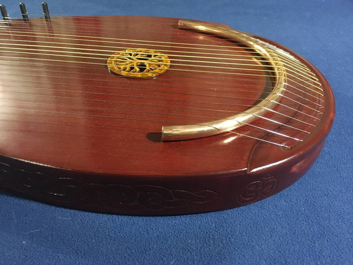 Reverie Harp, Wood Musical Instrument, Therapy Harp, Handmade Harp, 22 string, Lyre, Ethnic Lyre, Exclusive Harp