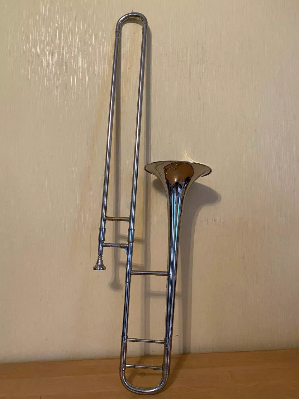 Trombone Tenor Wind Musical Instrument USSR Soviet Trombon Horn Vintage and Rare