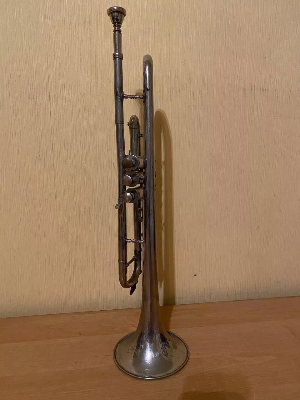 Soviet Trumpet USSR Musical Wind Instrument Horn Mouthpiece Vintage