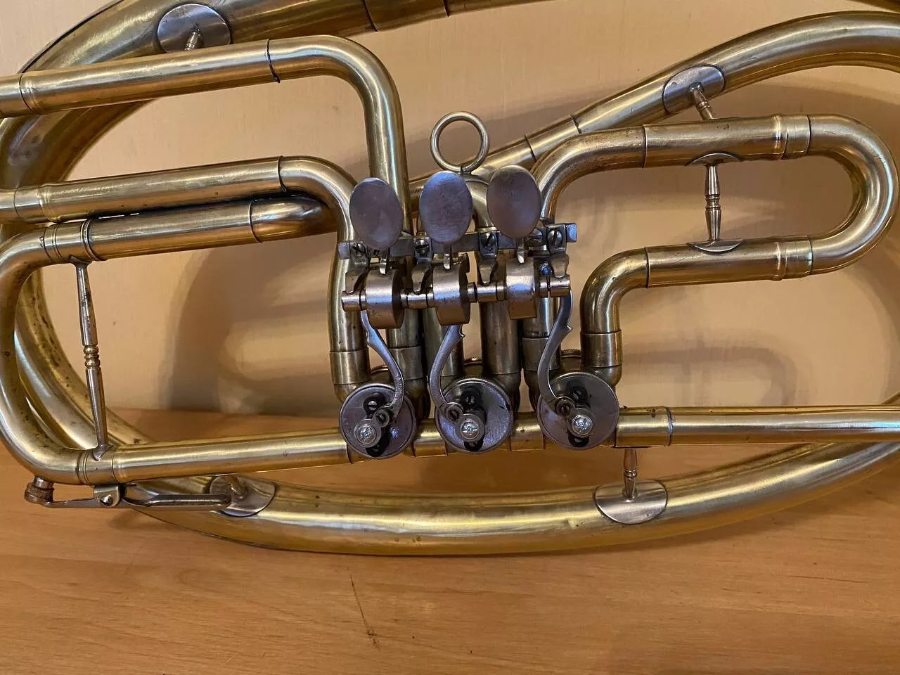 Tenor Wind Brass Musical Instrument USSR Soviet Horn Vintage and Rare