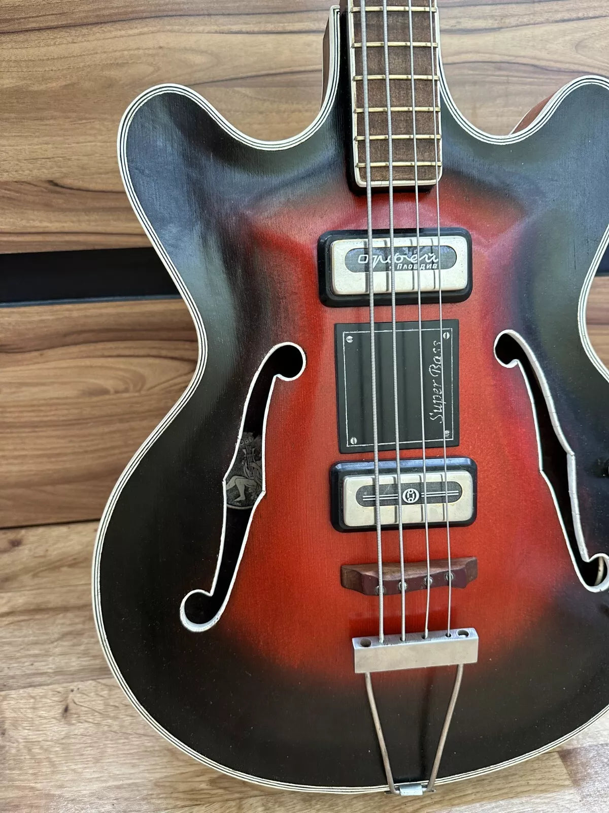 ORFEUS ORPHEUS HEBROS SUPER BASS GUITAR BULGARIA VINTAGE AND RARE