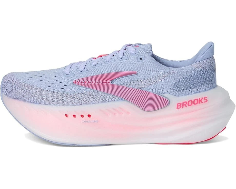 New Brooks Glycerin Max Women's Color Blue Heron/Diva Pink/White (US Stock)