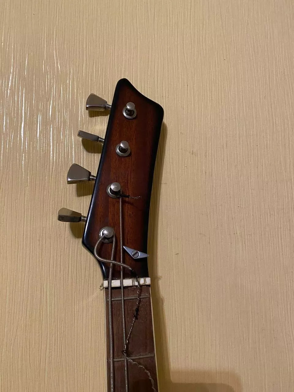 URAL USSR SOVIET BASS GUITAR RUSSIAN OLD 4 STRING VINTAGE AND RARE