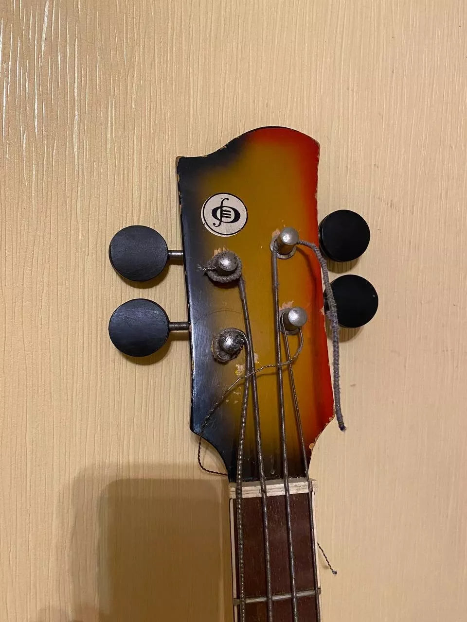 ODESSA USSR SOVIET BASS GUITAR SOLID BODY 4 STRING OLD VINTAGE AND RARE