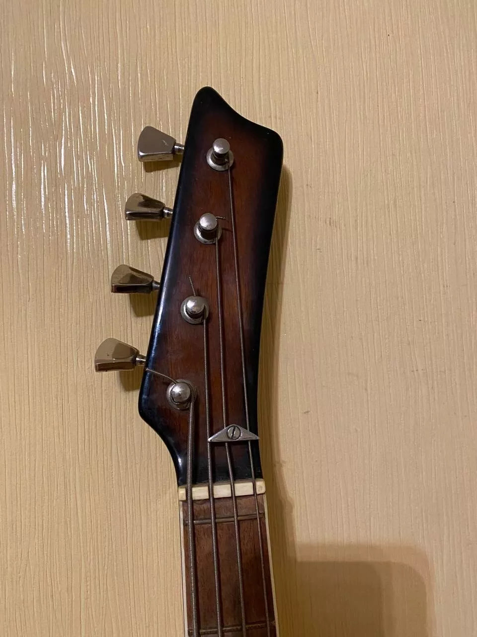 URAL USSR SOVIET BASS GUITAR RUSSIAN OLD 4 STRING VINTAGE AND RARE