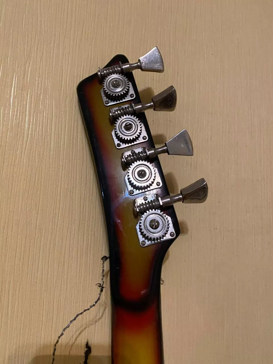 URAL USSR SOVIET BASS GUITAR RUSSIAN OLD 4 STRING VINTAGE AND RARE