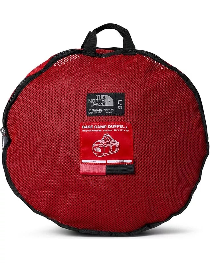 NEW The North Face Base Camp Duffel Bag Backpack 95L Red - Size L (US Stock)