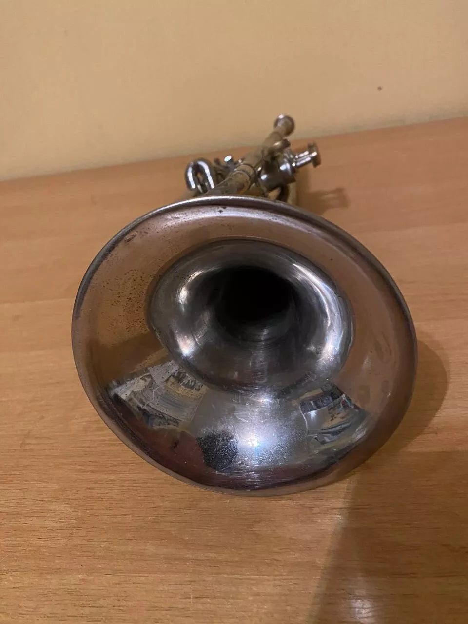 Soviet Trumpet USSR Musical Wind Instrument Horn Mouthpiece Vintage