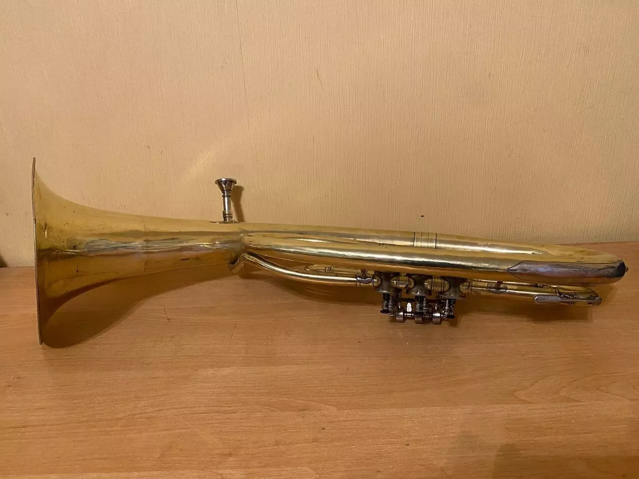 Tenor Wind Brass Musical Instrument USSR Soviet Horn Vintage and Rare