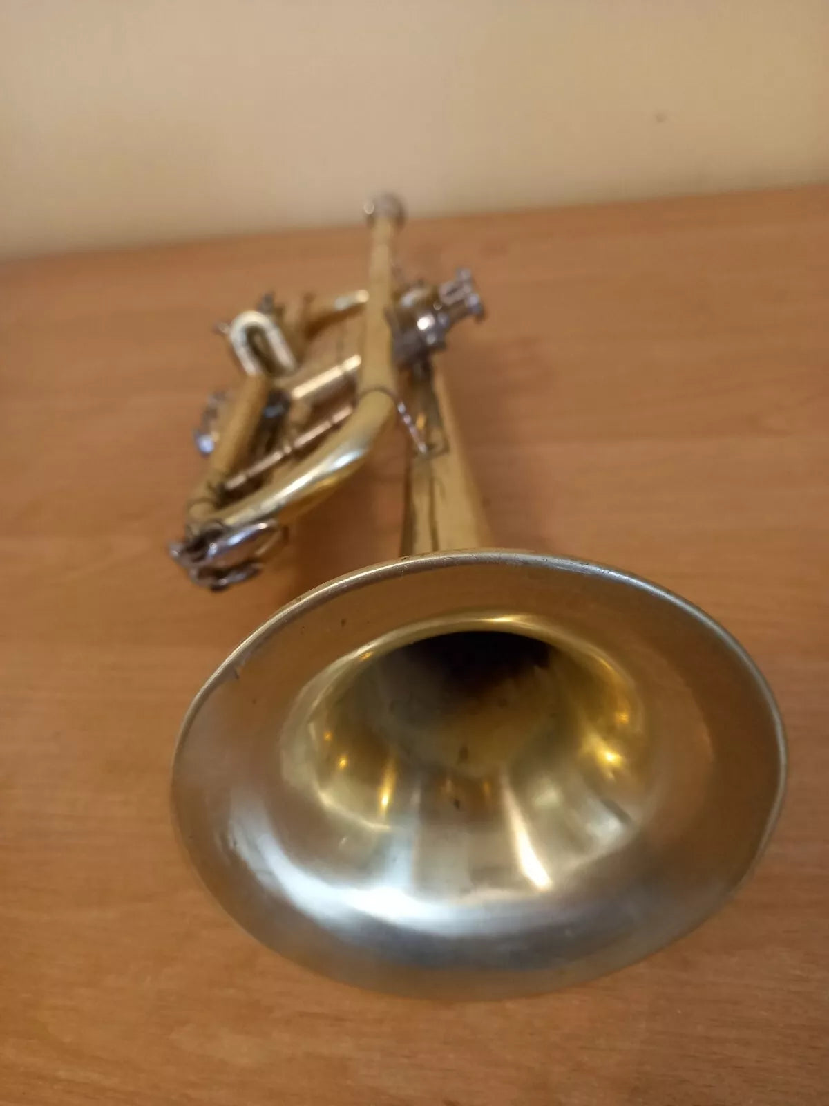 Soviet Trumpet USSR Musical Wind Instrument Horn Mouthpiece Vintage