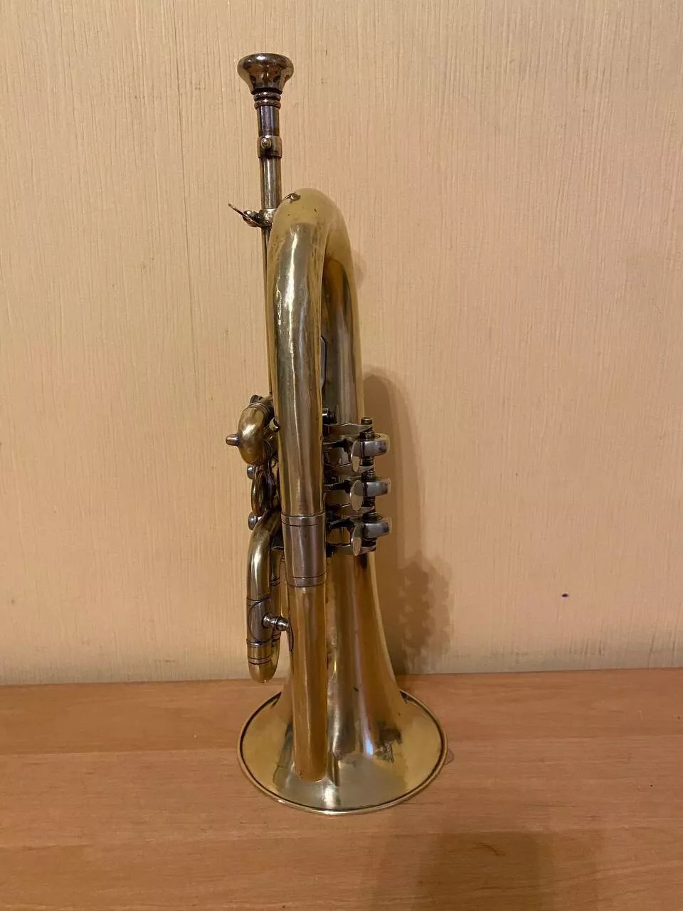 Soviet Flugelhorn USSR Musical Wind Instrument Vintage and Rare