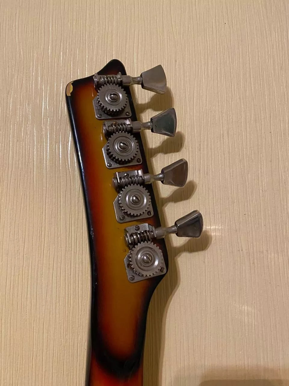 URAL USSR SOVIET BASS GUITAR RUSSIAN OLD 4 STRING VINTAGE AND RARE