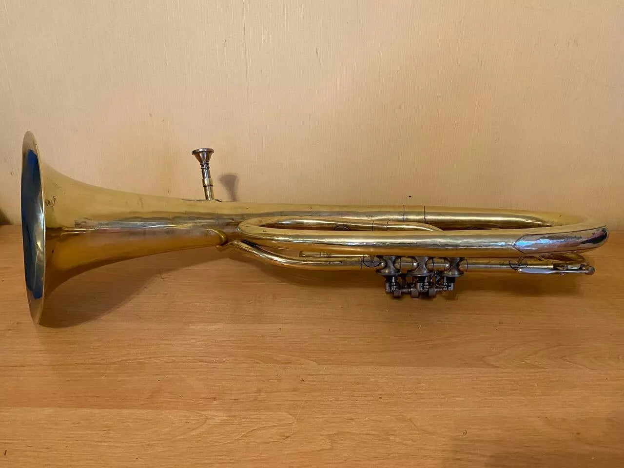 Tenor Wind Brass Musical Instrument USSR Soviet Horn Vintage and Rare