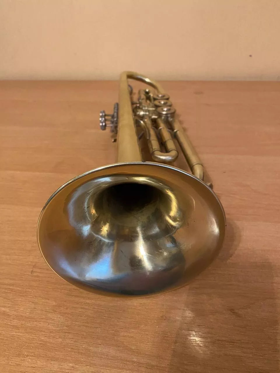 Soviet Trumpet USSR Musical Wind Instrument Horn Mouthpiece Vintage