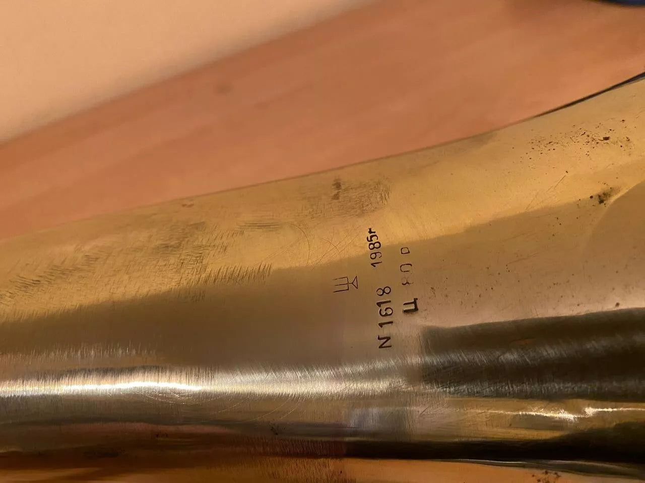 Tenor Wind Brass Musical Instrument USSR Soviet Horn Vintage and Rare
