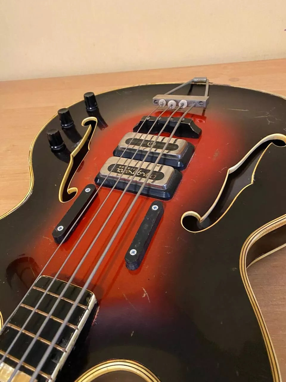 ORFEUS ORPHEUS HEBROS SUPER BASS GUITAR VINTAGE AND RARE