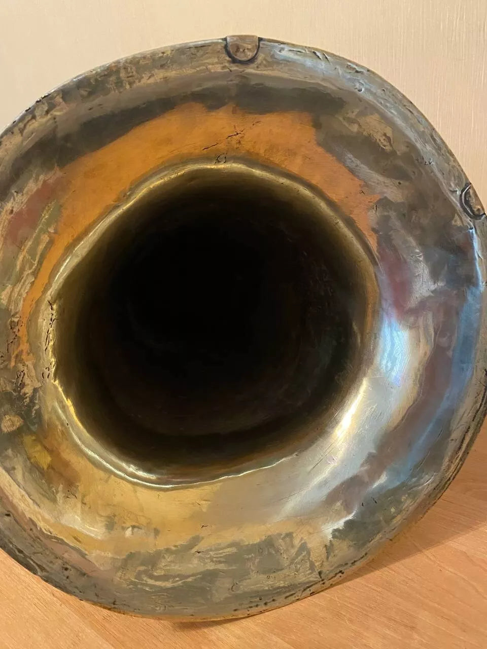 Tuba "Bb" Brass Pipe Wind Instrument Horn pre-WWI Germany Antique J. Altrichter