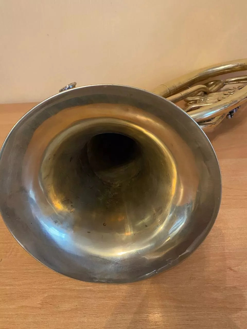 Tenor Wind Brass Musical Instrument USSR Soviet Horn Vintage and Rare