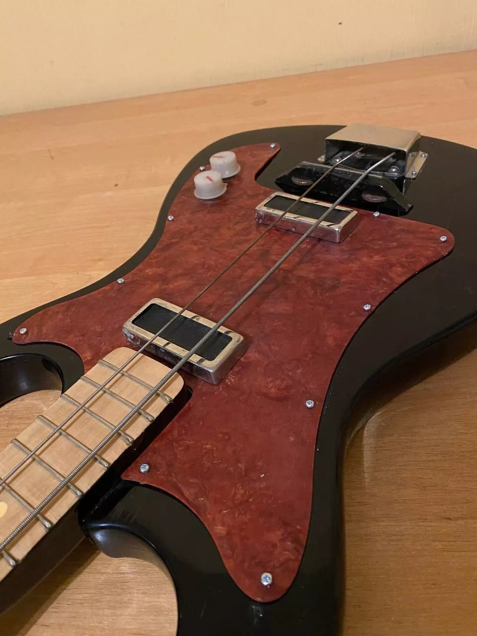 Borisov USSR Soviet Bass Guitar 4 String Solid Body Vintage Rare