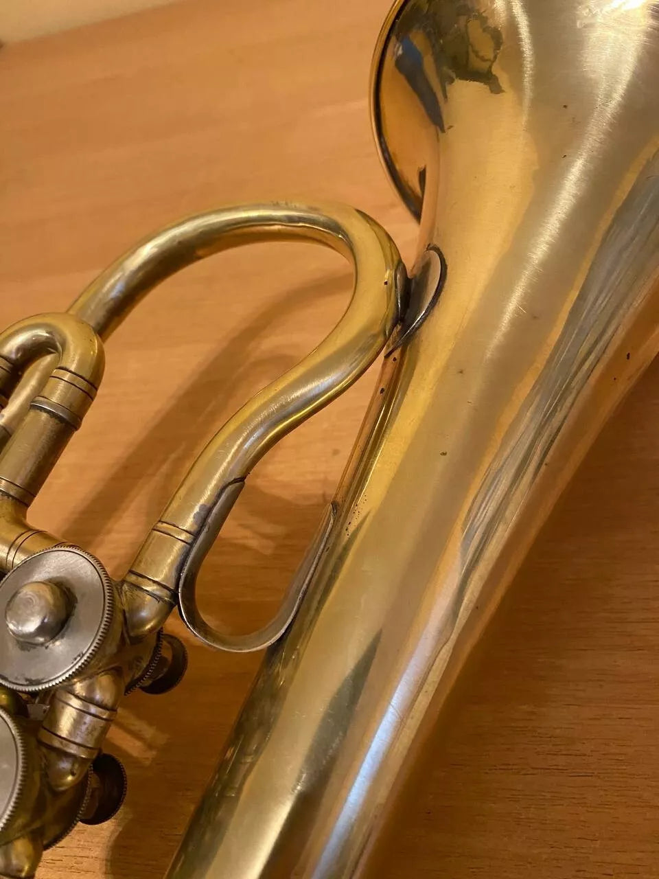 Soviet Flugelhorn USSR Musical Wind Instrument Vintage and Rare