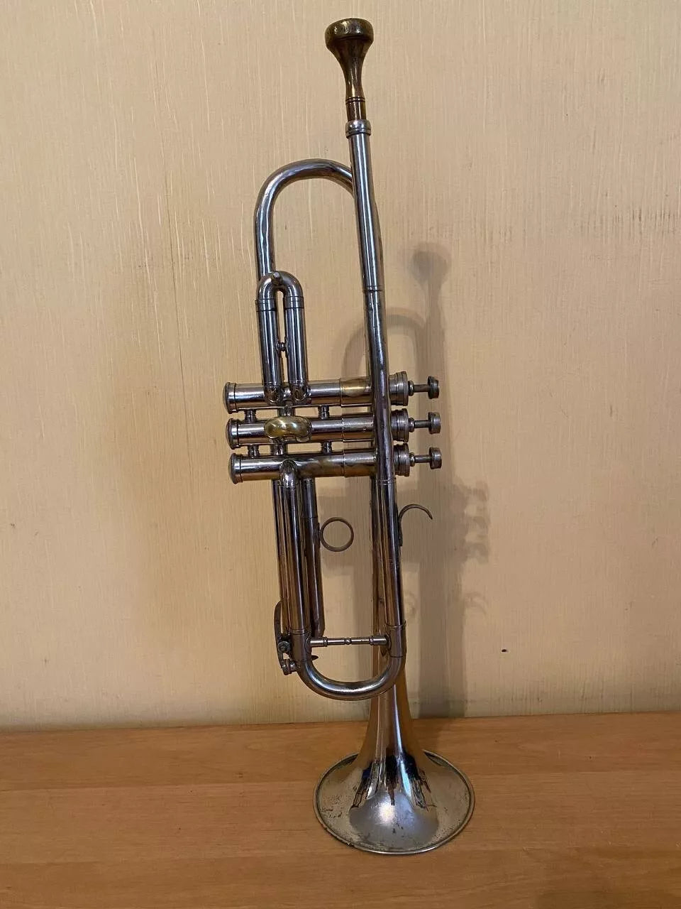 Soviet Trumpet USSR Musical Wind Instrument Horn Mouthpiece Vintage