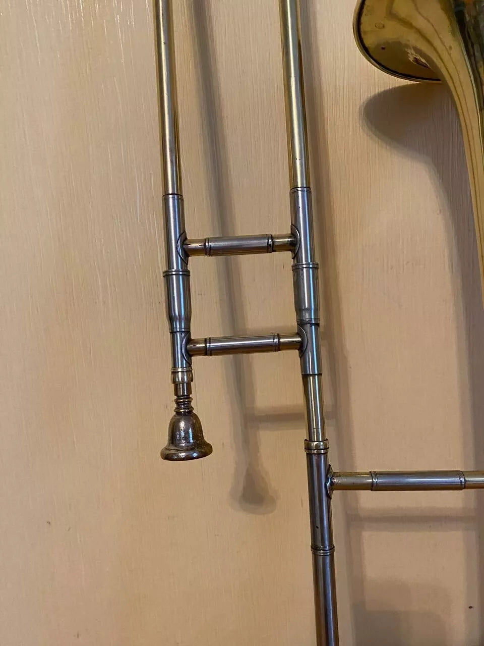 Trombone Tenor Wind Musical Instrument USSR Soviet Trombon Horn Vintage and Rare