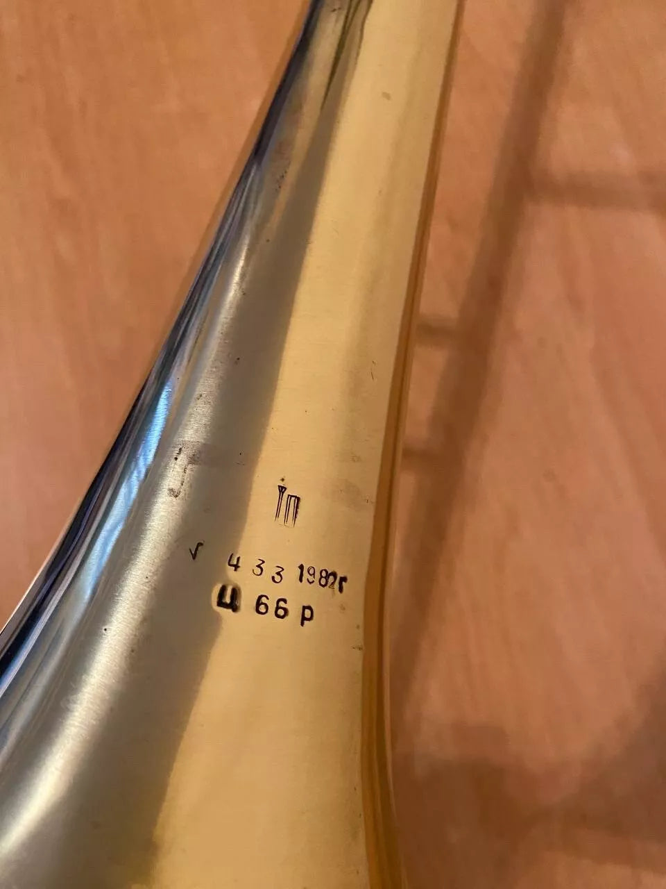 Trombone Tenor Wind Musical Instrument USSR Soviet Trombon Horn Vintage and Rare