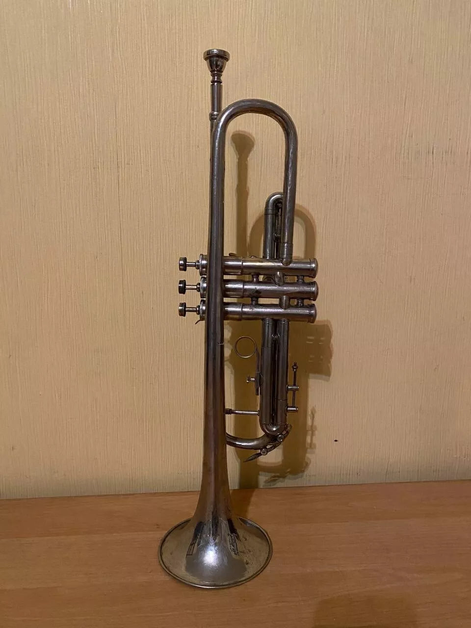 Soviet Trumpet USSR Musical Wind Instrument Horn Mouthpiece Vintage