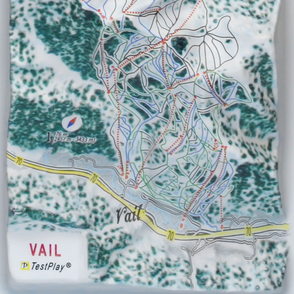 Vail 3D Ski Resort map