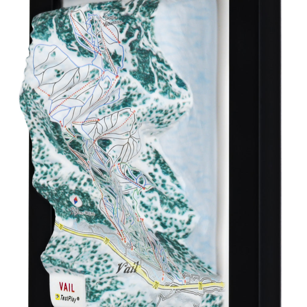 Vail 3D Ski Resort map
