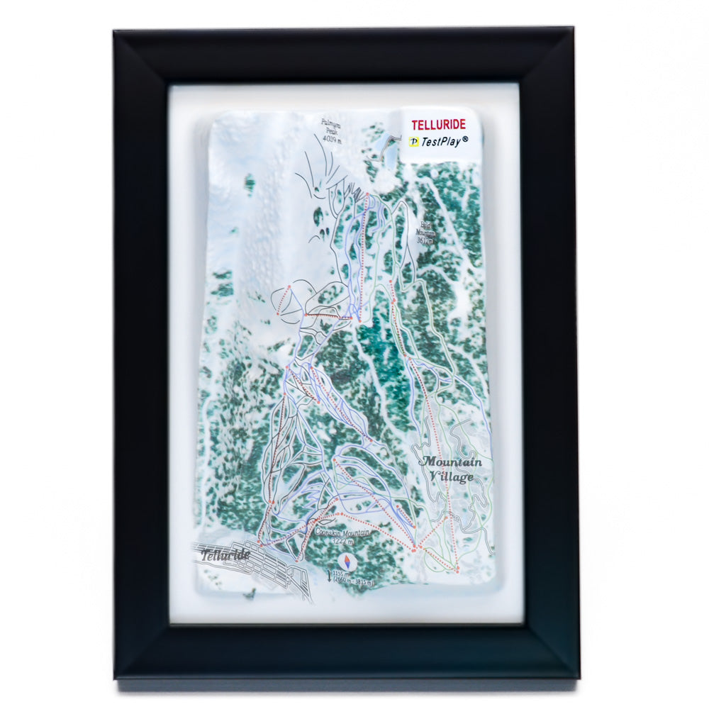 Telluride 3D Ski Resort map
