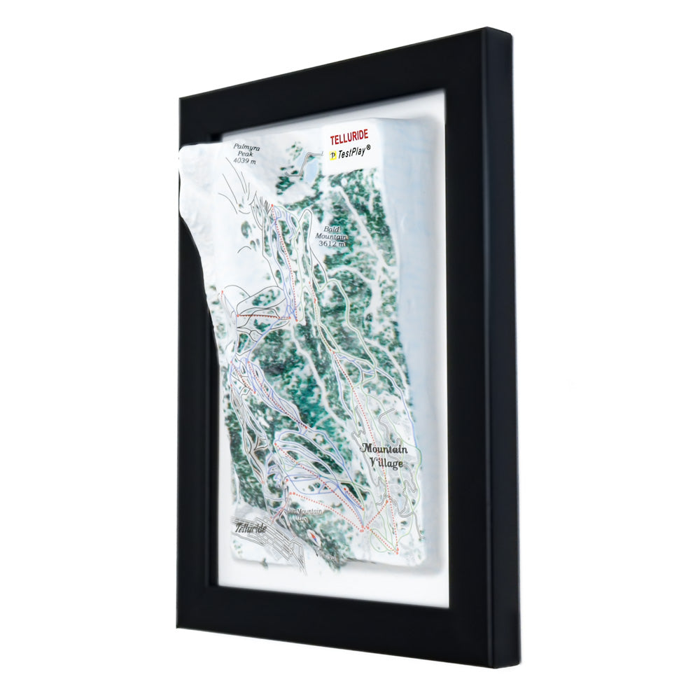 Telluride 3D Ski Resort map