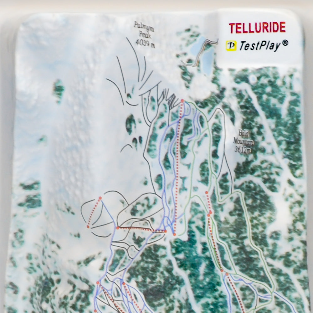 Telluride 3D Ski Resort map