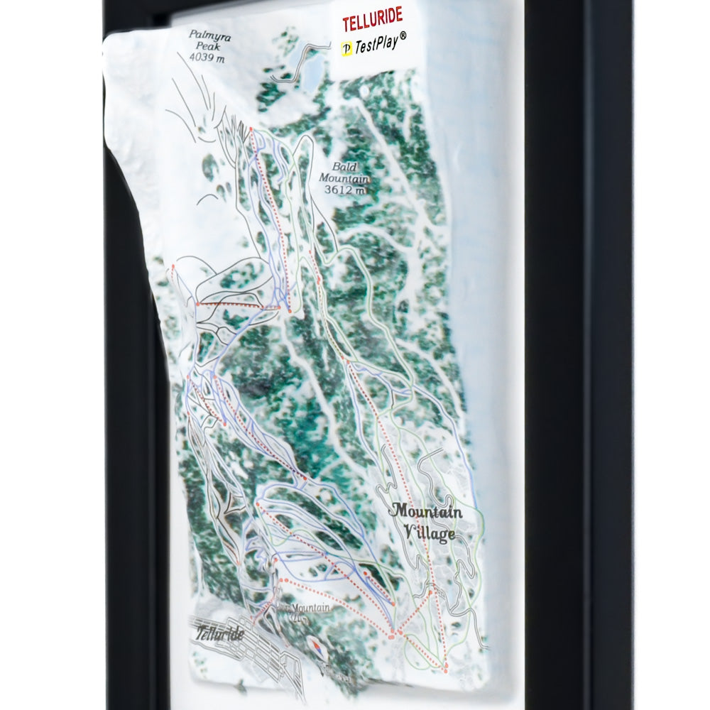Telluride 3D Ski Resort map