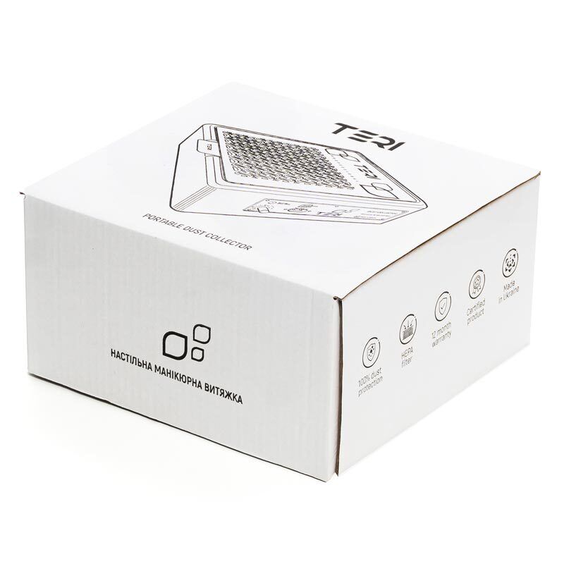 Teri 800 M 2021 white – portable nail dust collector