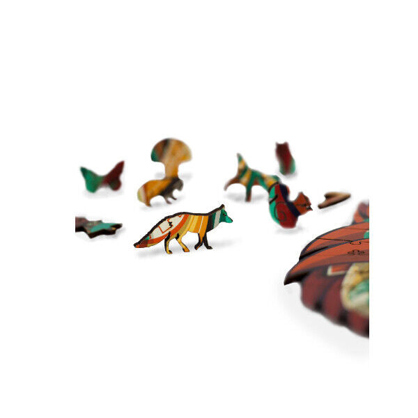 NEW Wooden Puzzle Mysterious Wolf  A4 3D 2022 Gift