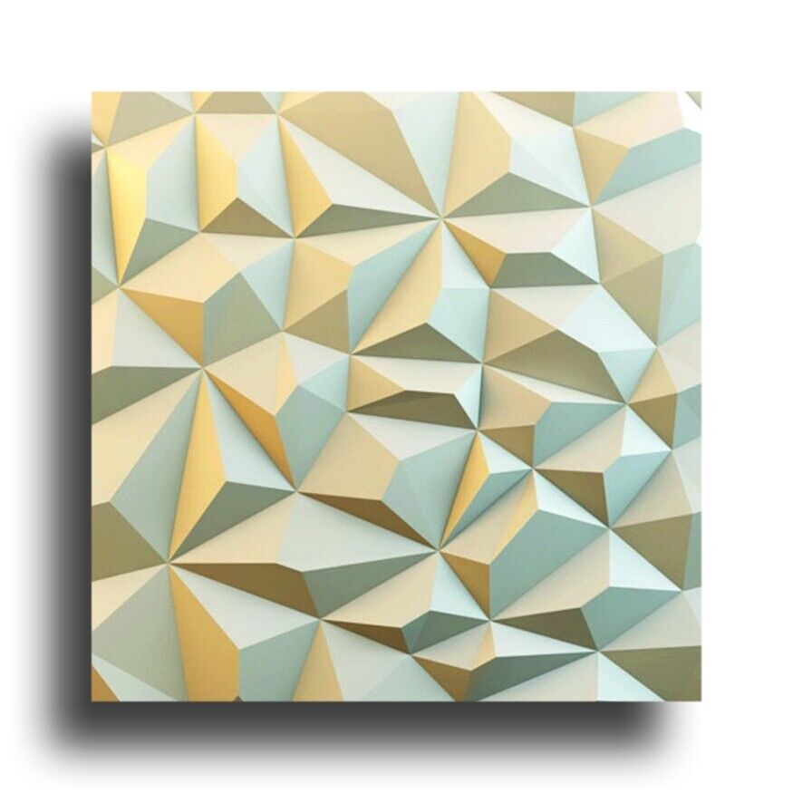 2pcs Panels Wall ABS Stone Art Plastic Mold Decor 3D Plaster Tile Form Design