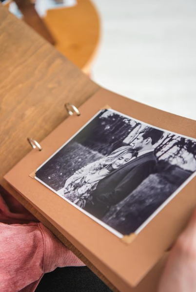 NEW 2022 - Wooden Photo Album Unique Holder Wedding Photoalbum 33,5x23cm
