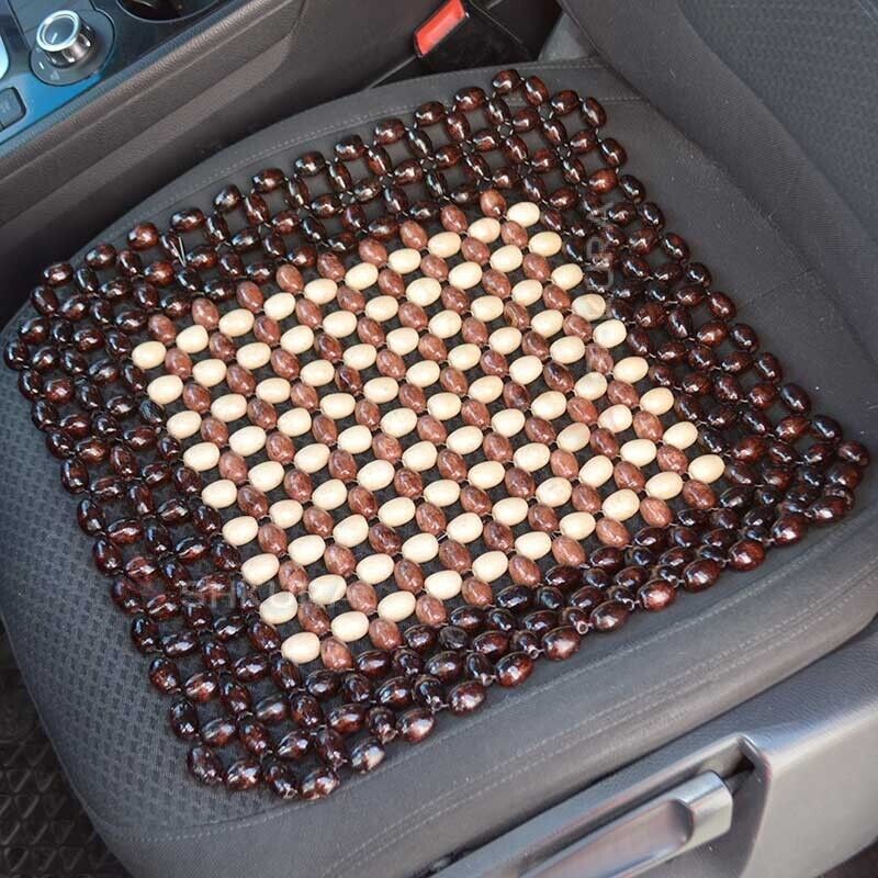 New Cushion Cover Therapy Wooden Beaded Massage Vehicle Car Seat Chair Rolling
