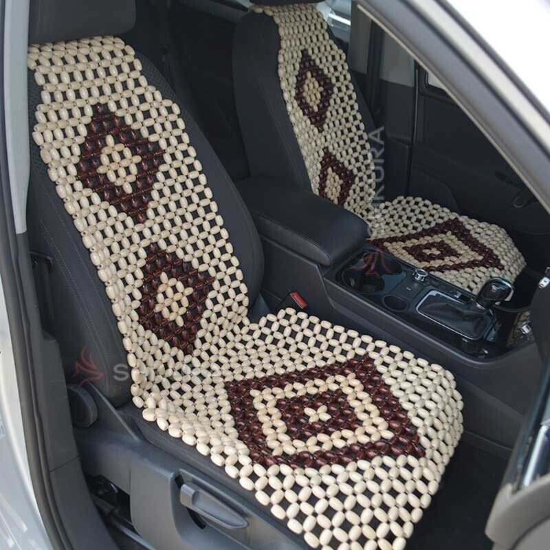 New Cushion Cover Therapy Wooden Beaded Massage Vehicle Car Seat Chair Rolling