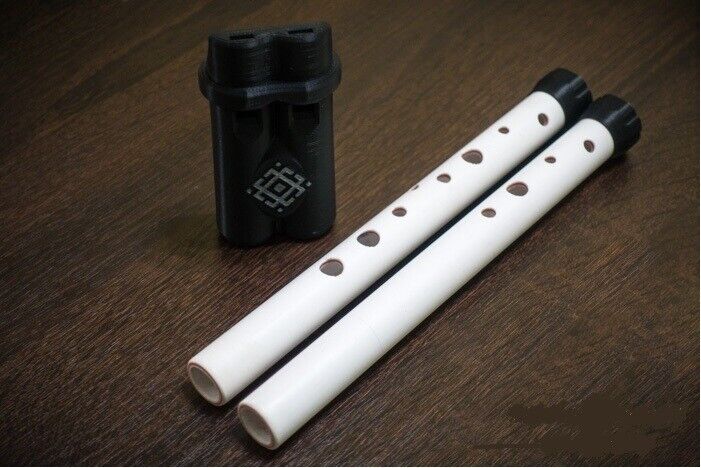 NEW - Double Sopilka Ukrainian Chromatic Double Flute - dzholomyga dvodentsivka