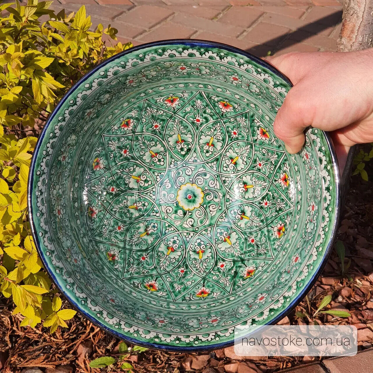 New Fruit Bowl Ceramic Ukraine House Gift Hand Painted Decor Ukrainian Ornament