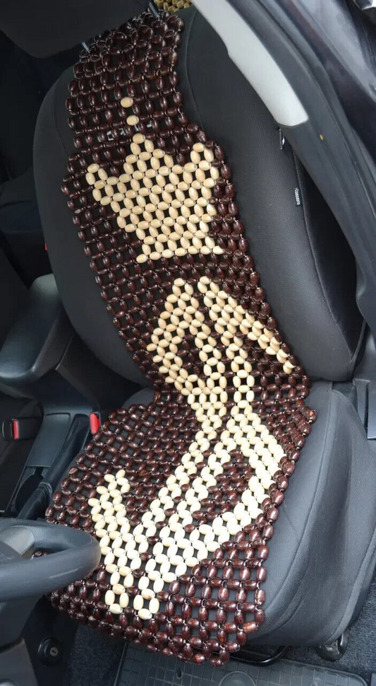 Truck Cushion Cover Therapy Wooden Beaded Massage Vehicle Car Seat Chair Rolling