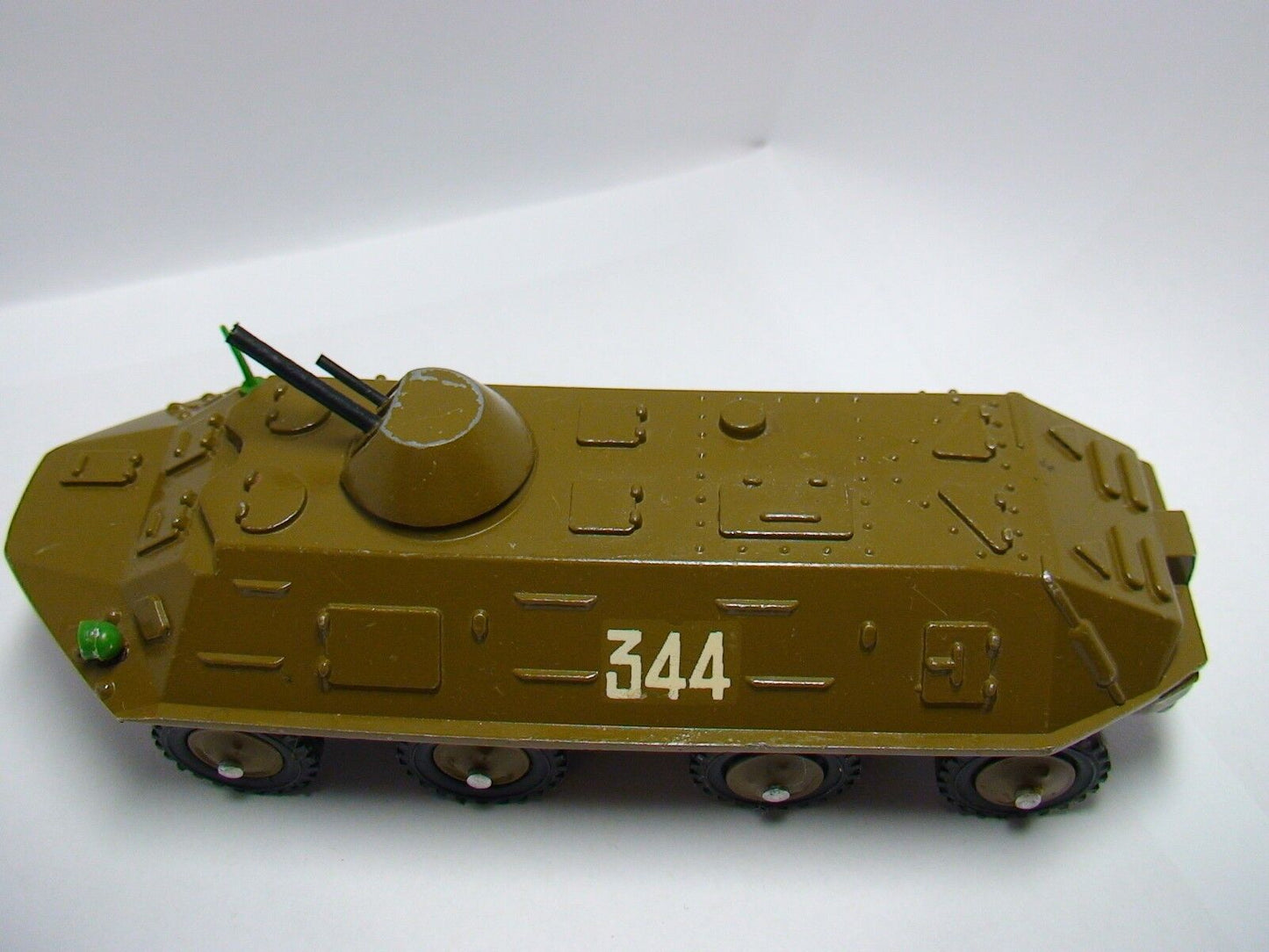 BTR 344 METAL USSR SOVIET SCALE MODEL 1:43 MILITARY ARMY ARMOR TIN TOY VEHICLE