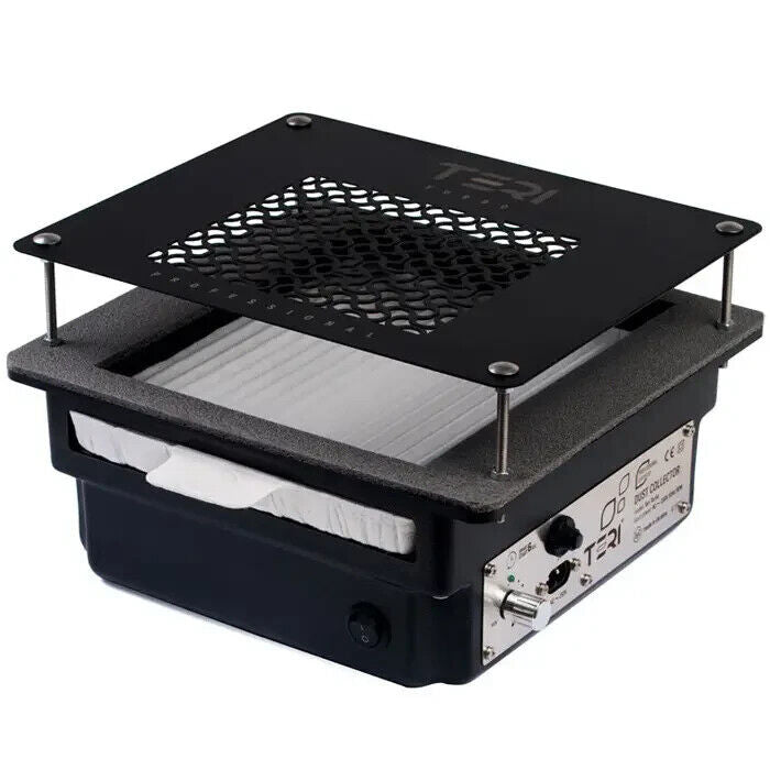 Teri 800 White - Built-in nail dust collector - Black