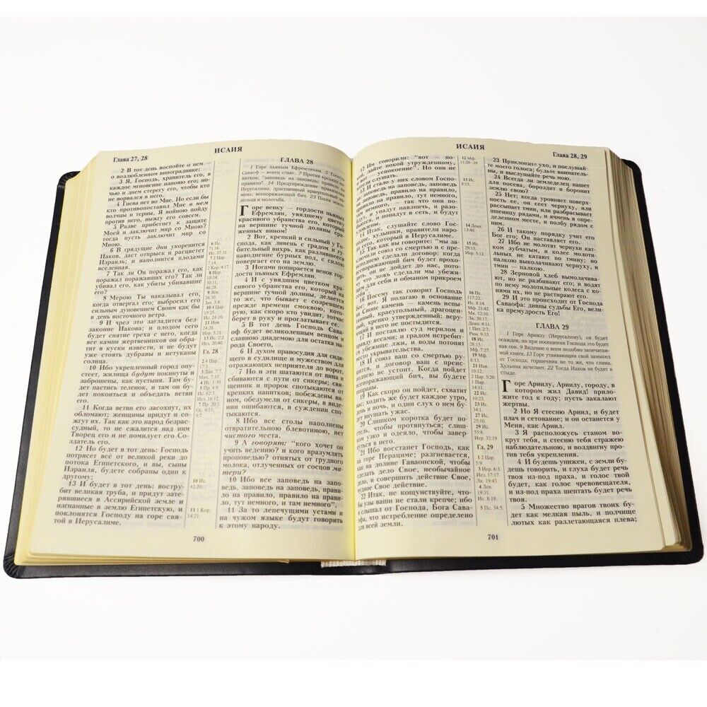Russian Bible - БИБЛИЯ на русском языке Большой Формат 17 х 24 см